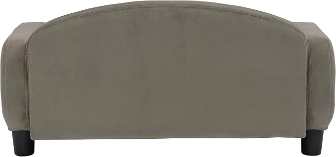 Paws & Purrs Cat Sofa Bed, Pet Couch for Indoor Cats Elevated Cat Beds with Removable Washable Mattress Cover for Kitten, Puppy or Small Animal- 31.5" Wide, Ash