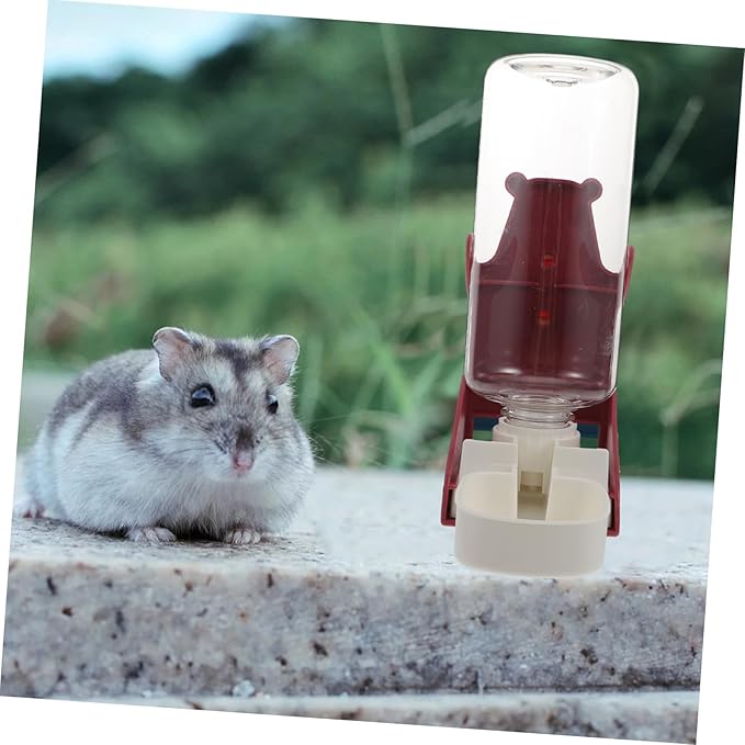 2pcs Pet Hanging Water Feeder for Dogs and Cats Automatic Water Dispenser Bottle Design for Pets Material Easy to Use Watering Device