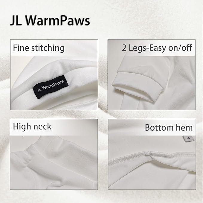 Fleece Sphynx Cat Clothes Soft Hairless Cat Clothes Pullover Cat Sweater for Chihuahua All Season Light and Warm Kitten Cloth for Cats Only Puppy Clothes Small Dog Sweater (White, Medium)