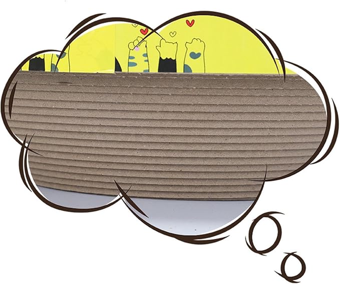 Corrugated Cat Scratcher Bowl – Indoor Multipurpose Scratch Pad | Protects Furniture, Sofa, Wall, Bed, Carpet, Fun Toy for Cats and Kittens, Play, Engaging Pet Entertainment Accessory