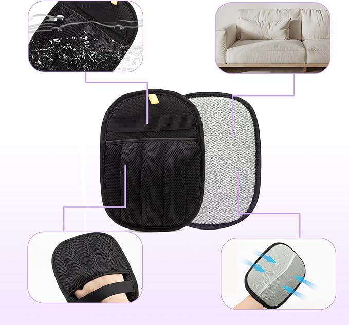 Pet Hair Removal Glove for Dogs & Cats,Cat Brush,Reusable Electrostatic Pet Hair Remover Tool for Clothing, Couch, Carpet, Car Seat, Dog Hair Remover, Cat Hair Remover, Pet Hair Remover for Laundry