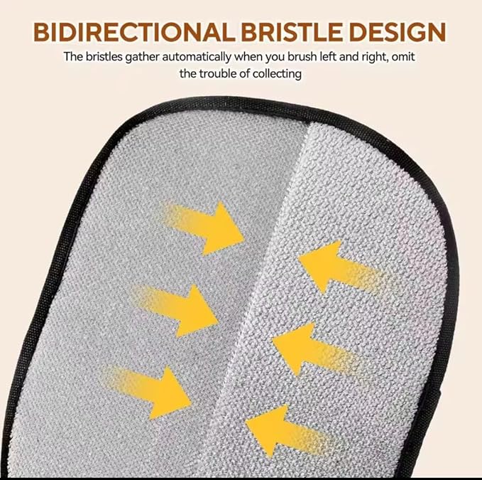 Pet Hair Removal Glove for Dogs & Cats –3Pcs– Reusable Electrostatic Grooming Mitt for Dogs & Cats, 5-Finger Pet Hair Remover for Furniture, Couch, Carpets, Clothing & Laundry