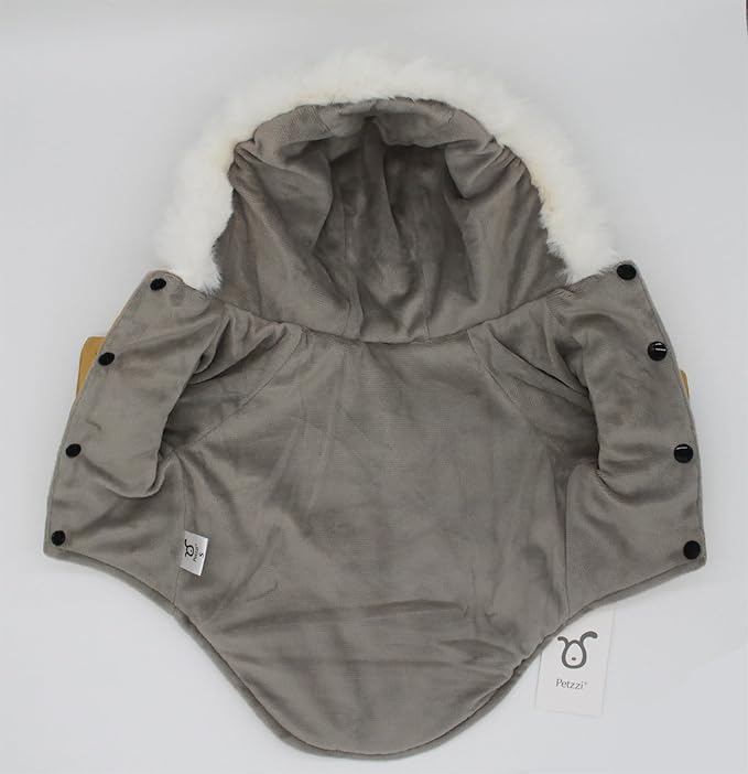 Pet Warm Dog Coat for Winter Cold Weather Dog Clothes Hooded Dog Jacket Small Puppies Medium Large Dog Cat Clothes Insulated Padded Snow Parka (XX-Large, Yellow)