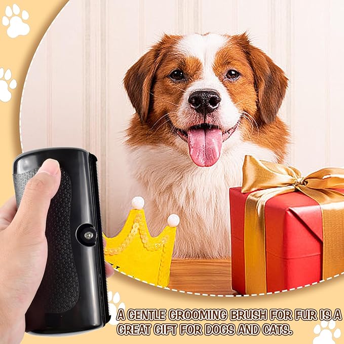 Deshedding Dog Brush, Dog Grooming Brush for Shedding, Pet Hair Removal Tool for Cats, Dogs, Horses, Easy Hair Removal for Pets