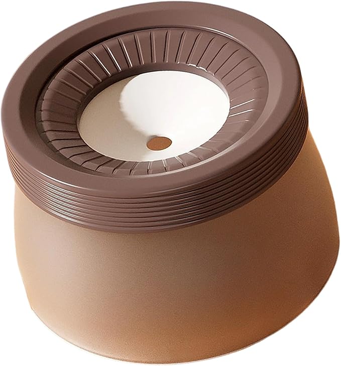 Floating Pet Water Bowl Prevents Wet Mouth for Cats Dogs, Nonslip Base Easy Assembly Pet Drinking Bowl
