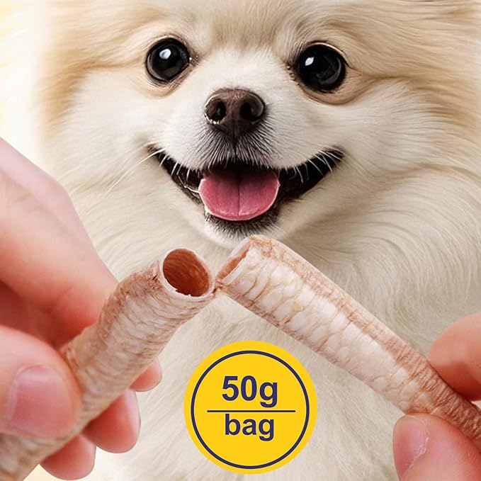 Freeze Dried Turkey Throat Cat and Dog Snacks, High Protein, Crunchy Single Ingredient Snacks, All Natural and Low Fat, Promotes Muscle Development
