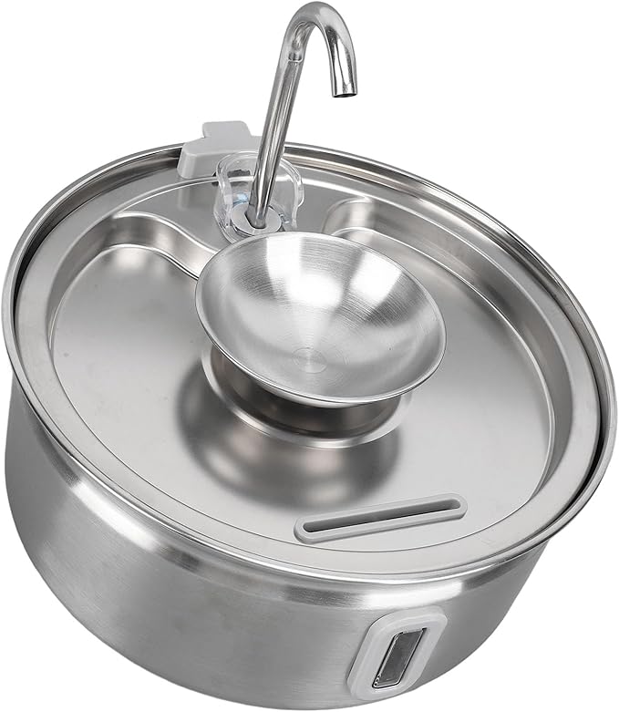 Fountains Design Provide Clean Water Corrode Stainless Steel Pet Drinking Dispenser for Multiple Pets 3.2L Cat Water Fountain Automatic Circulation