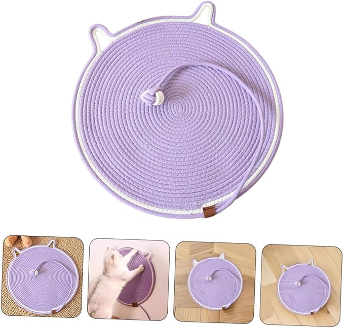 INOOMP Cat Scratcher Mat Multi-Functional Non- Floor Scratching Pad for Indoor Use Wear-Resistant Cat Bed and Scratching for Maintenance and Furniture