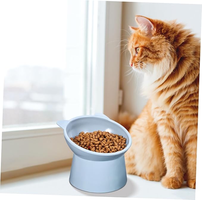 ORFOFE 3pcs Elevated Cat Bowl Raised Cat Food Bowls Slow Feeder for Pet Feeding Watering Supplies
