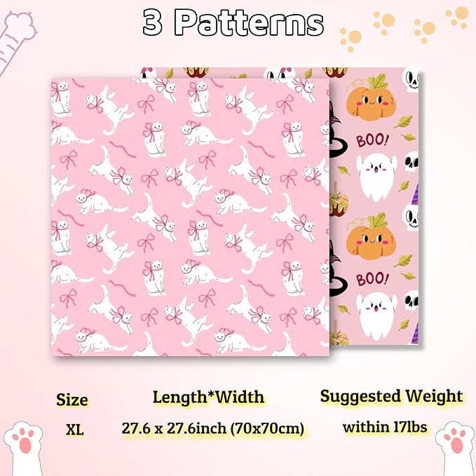 27.6" Cat Wrap for Cutting Nails Grooming Restraint for Nail Clipping Swaddle Wrap Cat Burrito Wrap XL(Within 17lbs) Anti-Scratch Anti-Escape Multifunctional Pet Tool