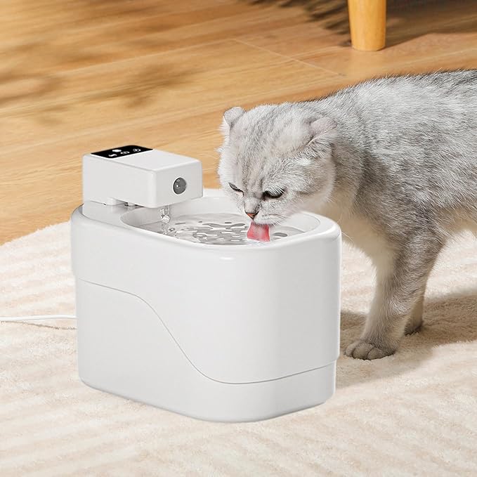 Cats Drinking Fountain Pet Water Dispenser Automatic Watering Feeders Quiet Cats Bowl for Multiple Water Dispenser with Sensing