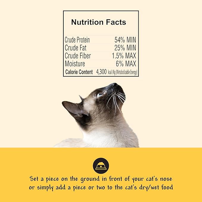 Benny Bullys Salmon & Rosemary Chops Freeze Dried - Cat Treats 20g/ 0.7oz (4 Pack)