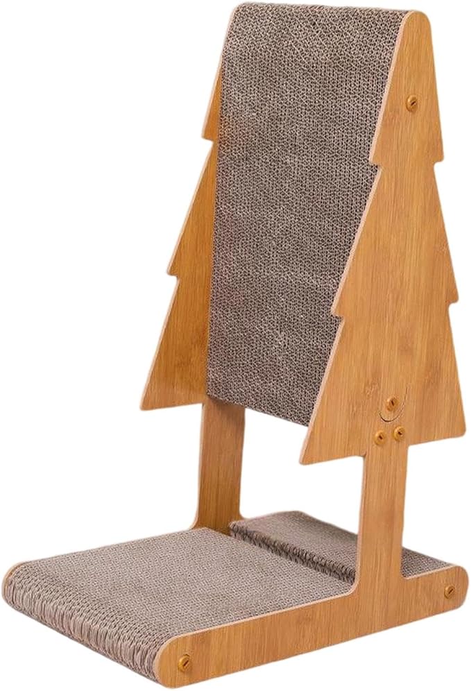 Baoblaze T Shaped Cat Scratcher Bed Cat Scratching Board Rest and Play Wear Resistant for Indoor Supplies Furniture Protector, Style B