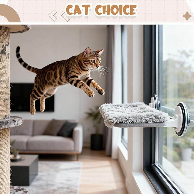 23 x12 Big Fluffy Dog Cat Bed Pad Mat, Refurbish Cat Window Perch Accessory, Double Sided, Easy Fasten & Remove for Indoor Pet Sleep Cushion, Upholster Pet Furniture