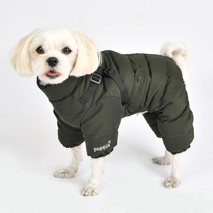 Puppia Soft Onesie Jumpsuit - Khaki - XX-Large