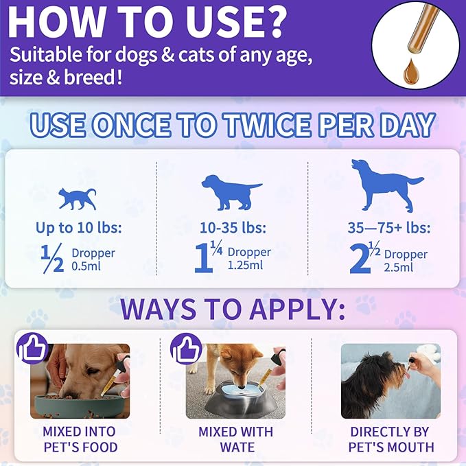 WEALLIN Flea and Tick Prevention Support Drop for Dogs & Cats + 200 Chews for Cats | Pets Oral Natural Supplement Flea and Tick Treatment for All Breeds and Ages