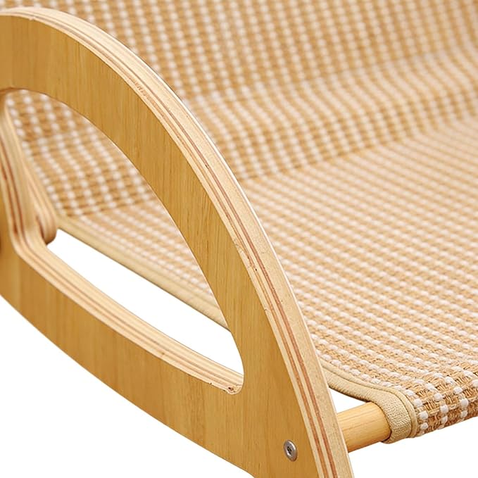 Cat Scratcher Sofa, Adjustable Backrest with Wooden Frame, 43.5x43x27cm, Wooden Cat Scratching Bed, Kitten Scratching Sofa, Furniture and Floor Protection Design, for Indoor Kittens and Cats