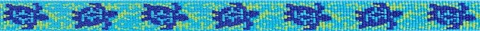 LupinePet Originals 1/2" Turtle Reef Cat Safety Collar, 8-12", no Bell