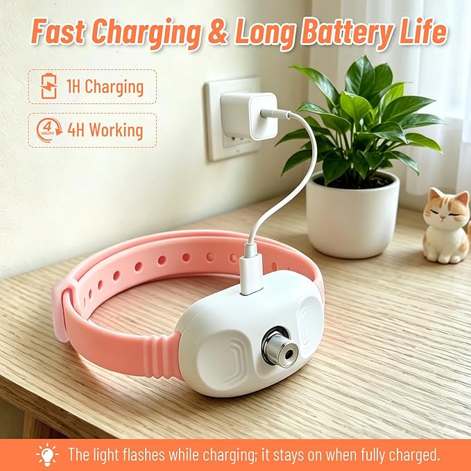 Obfuscate Automatic Laser Cat Toy with Adjustable Laser Head and Bendable Collar,USB Rechargeable,Flashing and Steady Modes,Smart Auto-Off,Interactive Cat Toys for Indoor Cats and Kittens