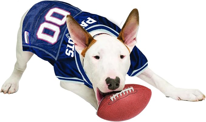 Pets First NFL New England Patriots Dog Jersey, XXX-Large, Officially Licensed