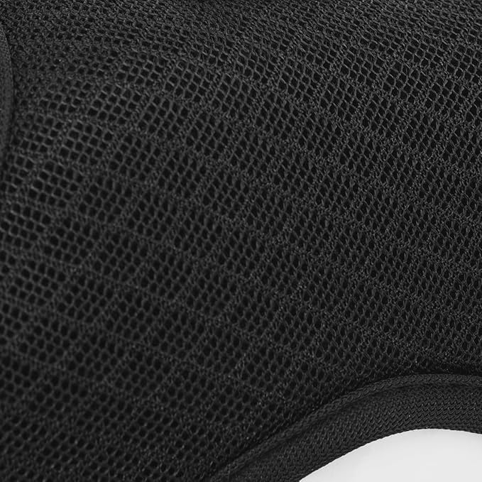 Cat Harness and Leash for Walking Escape Proof Breathable Mesh Fabric, Solid Black, Extra Large, Adjustable Cat Walking Jackets, Padded Stylish Cat Vest