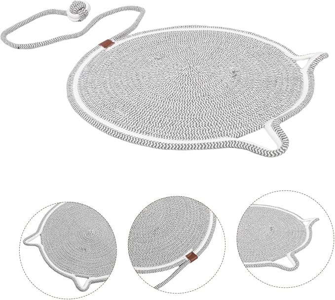 Cat Scratching Mat Cat Scratch Pad for Furniture Cozy Sleeping Mat for Couch Sofa Bed Use Grey