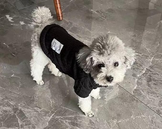 Kitten Clothes, Dog Cat Sweaters Pet Puppy Knitwear Costume Fall Winter Coat for Small Medium Cats Dog Girl Boy Fit 2.2-23lb