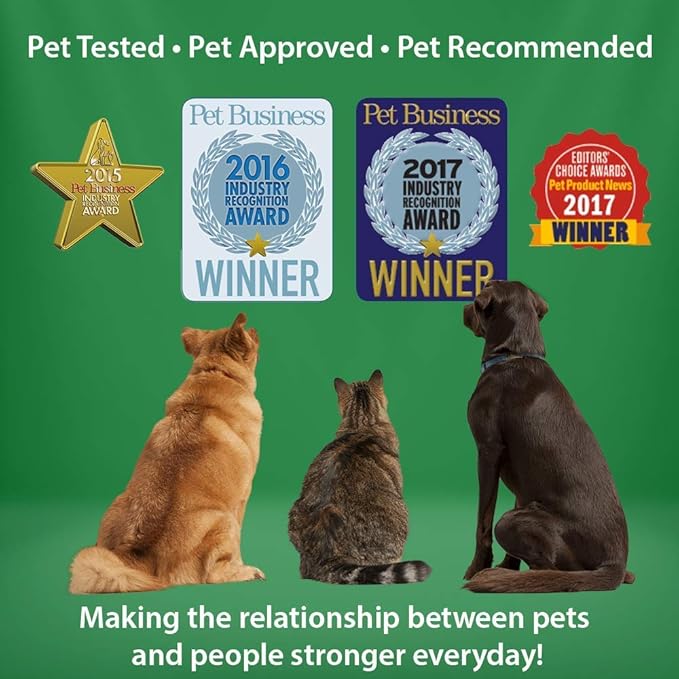Emerald Pet 6 Pack of Catnip Feline Dental Treats, 3 Ounces Each, Grain-Free Cat Treats Made in The USA
