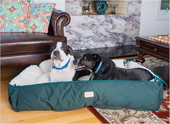 Armarkat Pet Bed 64-Inch by 50-Inch D04HML/MB-Xtra Large, Green & Ivory