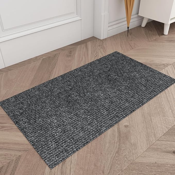 LaCheery 15.8"x79" Couch Cat Scratch Protector Cat Scratch Deterrent for Furniture Protectors from Cats Scratching Mat for Indoor Cats Floor Wall Corner Sofa Pet Protector Cover Self Adhesive Pad Gray