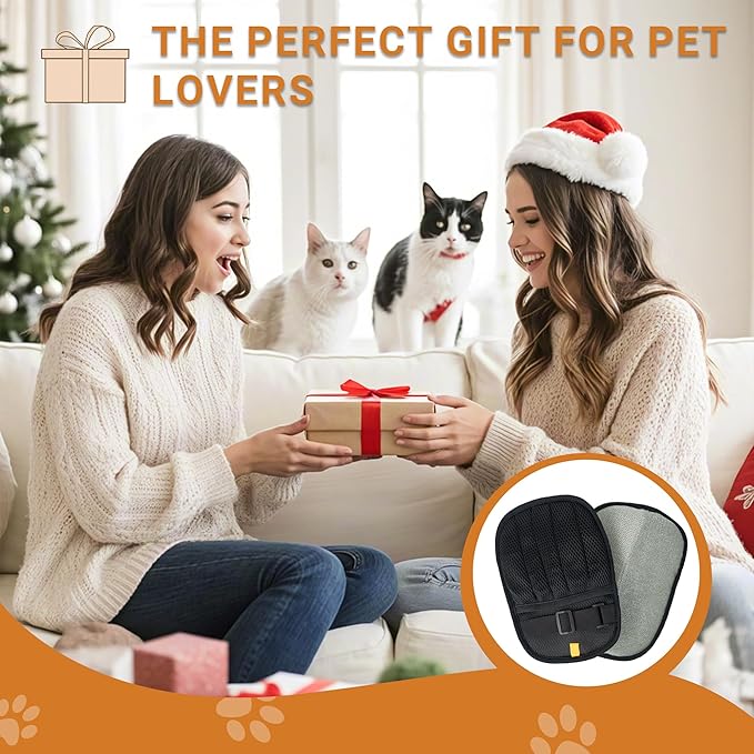 Bifeaw Pet Hair Removal Glove - Adjustable Magic Brush Pet Hair - Dog Cat Hair Remover