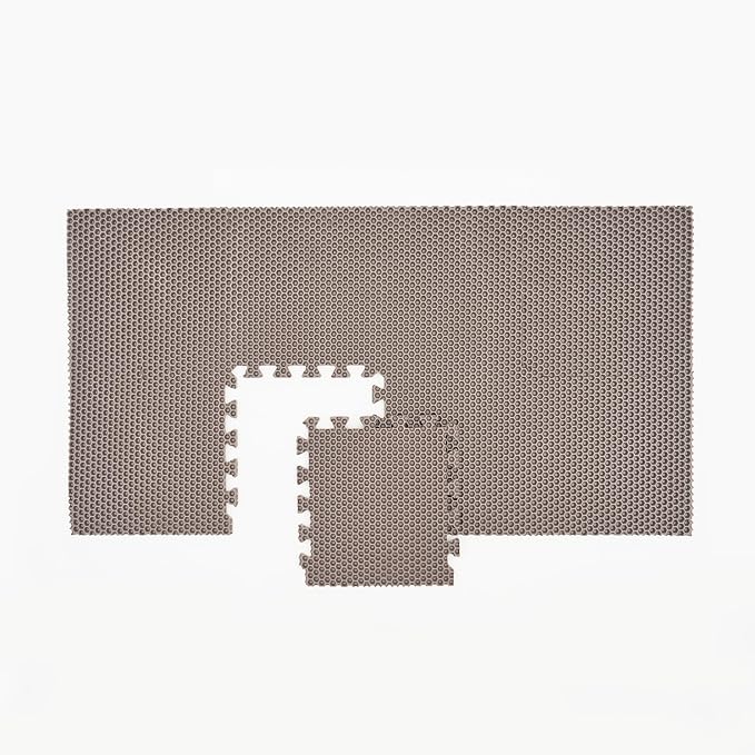 Mewtopia No-Gap Puzzle Cat Litter Box Mat โ Seamless, Limitless Expandable, Extra Large(41.3"x21.6") Litter Trapping mat, Urine & Waterproof, Detachable, Easy to Rinse, Vacuum.