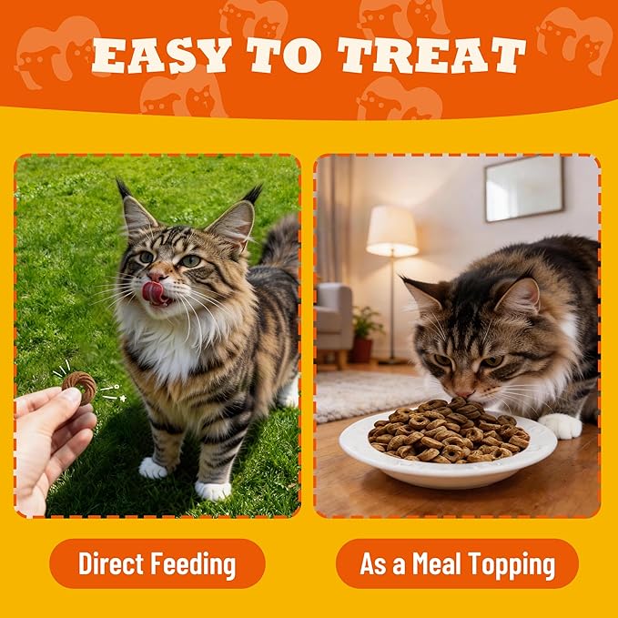 9 oz Taurine Cat Treats Taurine for Cats Chicken Flavor Cat Training Treats Cat Immune Support Healthy Cat Snacks