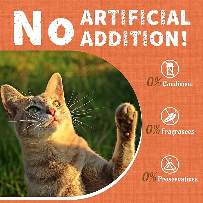 Just Try 16 OZ Hairball Support Cat Treats Hairball Removal Chicken Flavor Healthy Cat Snacks Training Biscuits