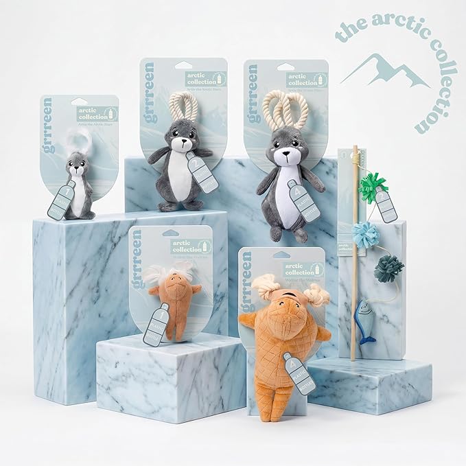 Cat Toys |Plush Arctic Hare Stuffed Animal for Cats | Eco Friendly Interactive Cat Toys for Indoor Cats