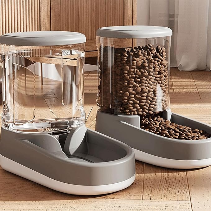 Pet Feeding Bowl Cats Water Dispenser Food Feeder Treat Bowl Automatic Dog Houseware Watering Supplies Pet