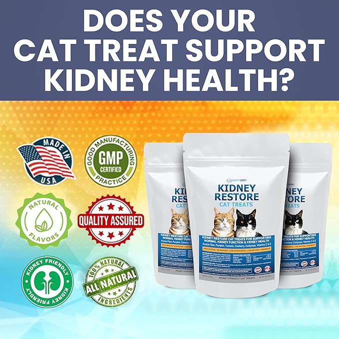 Kidney Restore Cat Treats Tuna: Restorative Cat Treats for Kidney Issues, Low Protein Treats for Any Kidney Diet Cat Food