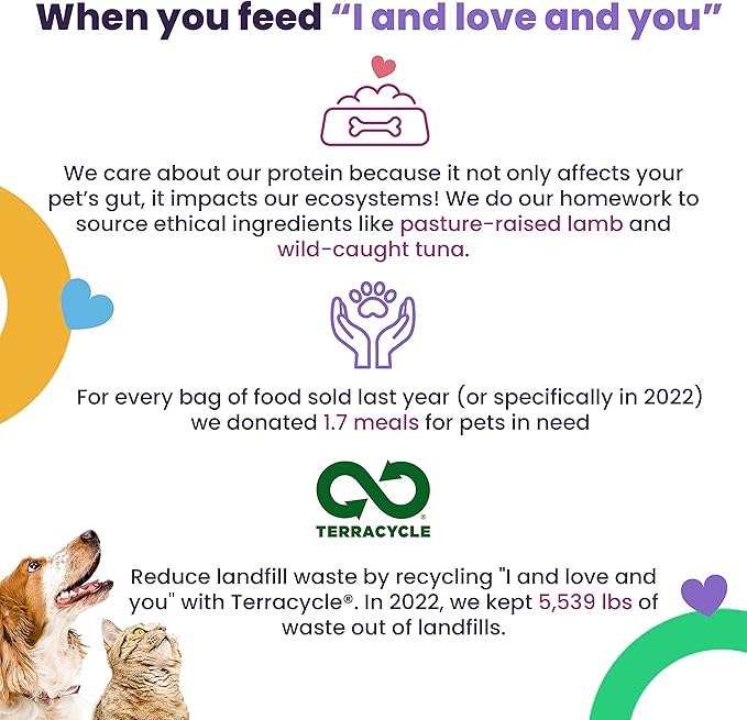 I AND LOVE AND YOU Feed Meow Zen Wet Cat Food - Sardine + Tuna - Mood Support, Grain Free, Shredded, 3oz Pack of 12