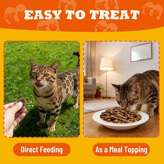9 oz Duck Treats Muscle Support Chicken Flavor Cat Training Treats Cat Treats for Indoor Cats