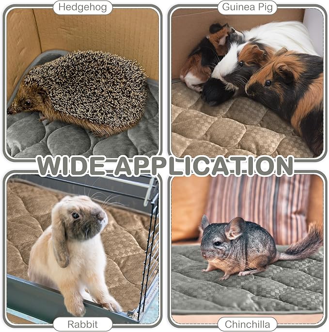 Tujoe 4 Pack Self Warming Cat Mat Self Heating Cat Pad Warm Thermal Pet Bed Washable Dog Crate Pad Body Heat Dog Bed Mat Blanket Non Slip Bottom for Outdoor Indoor Pets