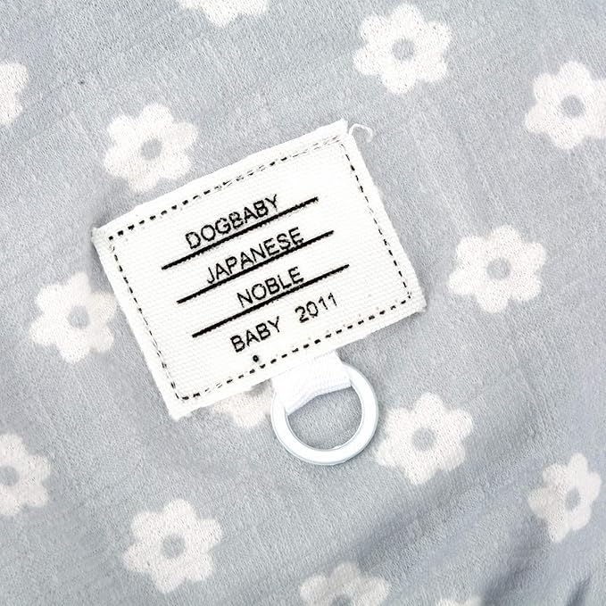 Floral Dog Pajamas Cat Pjs Sleepwear Breathable Soft Cotton Elastic Band Cat Apparel Pet Costume Rompers for Small Puppy Girls Shirts Doggies Jumpsuit Easy on Spring Summer Clothes Blue L