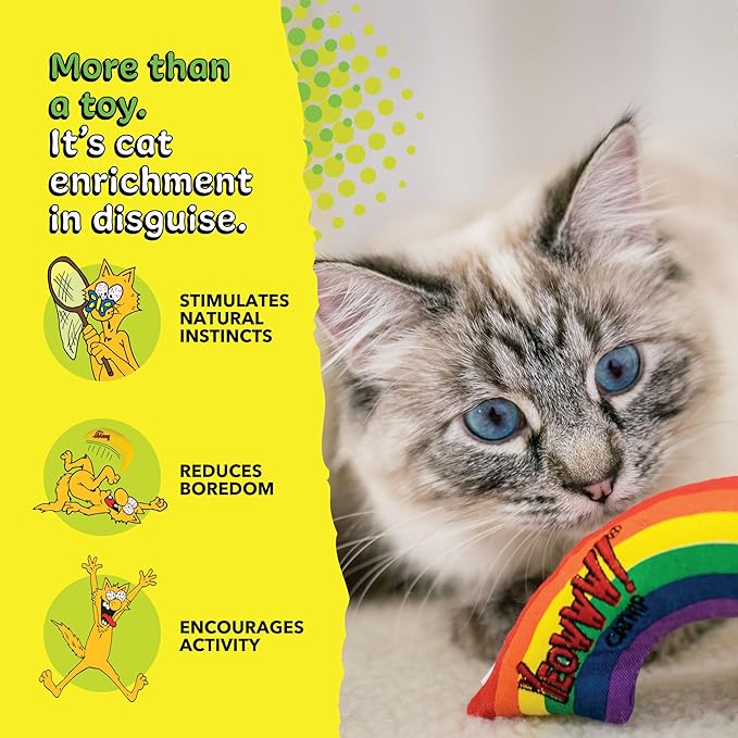 Yeowww! Catnip Toy, Rainbow