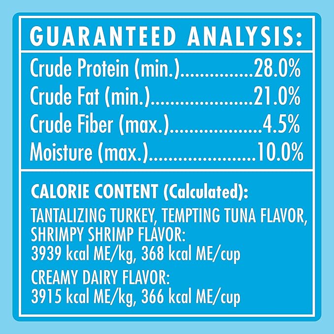 Temptations Cat Treats Classic Crunchy and Soft Cat Treats Variety Pack, 6.3 oz. Pouches (Pack of 6)