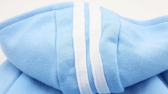 Puppy Dog Winter Wear: Hoodie, Sweater, Fleece Sweatshirt, Cat Apparel - Cotton, Small-Medium, 4 Legs, Boy Dog