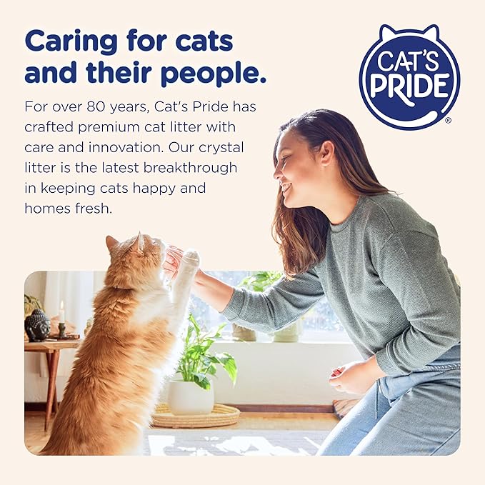 Ultra Fresh Scented Micro Crystals Premium Cat Litter - 99.9% Dust Free, Soft on Paws - 5 Lbs.