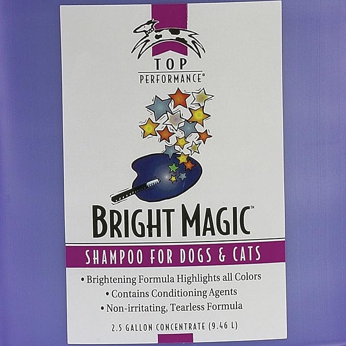 Top Performance Bright Magic Dog and Cat Shampoo, 2-1/2-Gallon