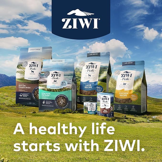 ZIWI Peak Canned Wet Cat Food – All Natural, High Protein, Grain Free, Limited Ingredient, with Superfoods (Rabbit & Lamb, 12-pack of 6.5oz Cans)