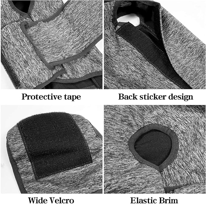 Pet Anxiety Jacket, Calming Vest with Adjustable Hook and Loop for Cats and Dogs, Soft Polyester Cotton Blend Fabric for Stress Relief During Thunder Fireworks and Travel