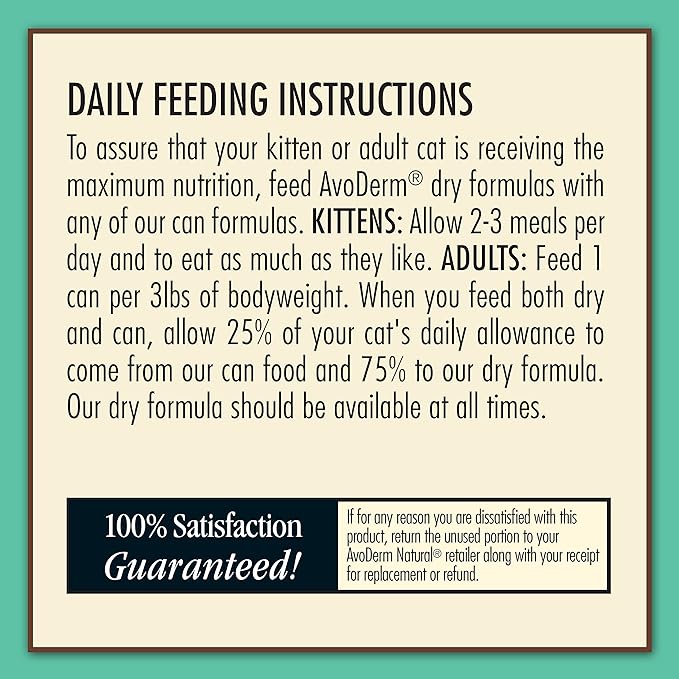 AvoDerm Natural Grain Free Sardine, Shrimp & Crab Entrée in Gravy Wet Cat Food 3 oz