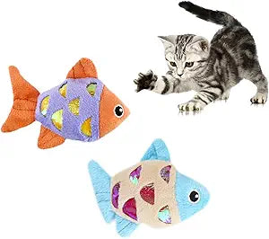 The Ultimate Playtime Upgrade: Why Your Indoor Kitten Needs the Andiker Crinkle Catnip Fish Toys!